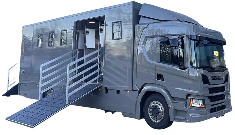 Scania P250 Horse Truck gereserveerd - Коневоз: фото 1 Scania P250 Horse Truck gereserveerd - Коневоз: фото 1