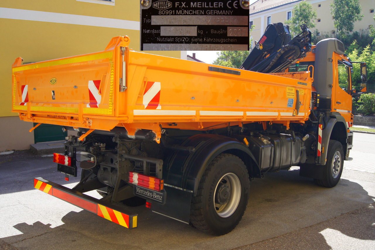MERCEDES-BENZ AXOR 1833 4x4/TÜV/Eur4/HIAB 088/MEILLER/Winterdienst/Salzstreuer - Самосвал, Автоманипулятор: фото 5 MERCEDES-BENZ AXOR 1833 4x4/TÜV/Eur4/HIAB 088/MEILLER/Winterdienst/Salzstreuer - Самосвал, Автоманипулятор: фото 5