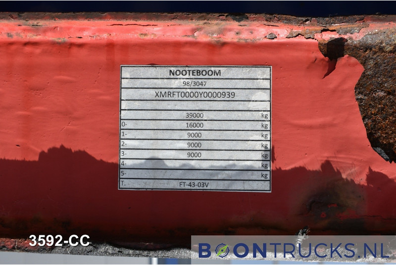 Полуприцеп-контейнеровоз/ Сменный кузов Broshuis 3 UCC 39 € 6750 STACK PRICE | 2x20-30-40-45ft HC * 2x BROSHUIS 1x NOOTEBOOM: фото 10