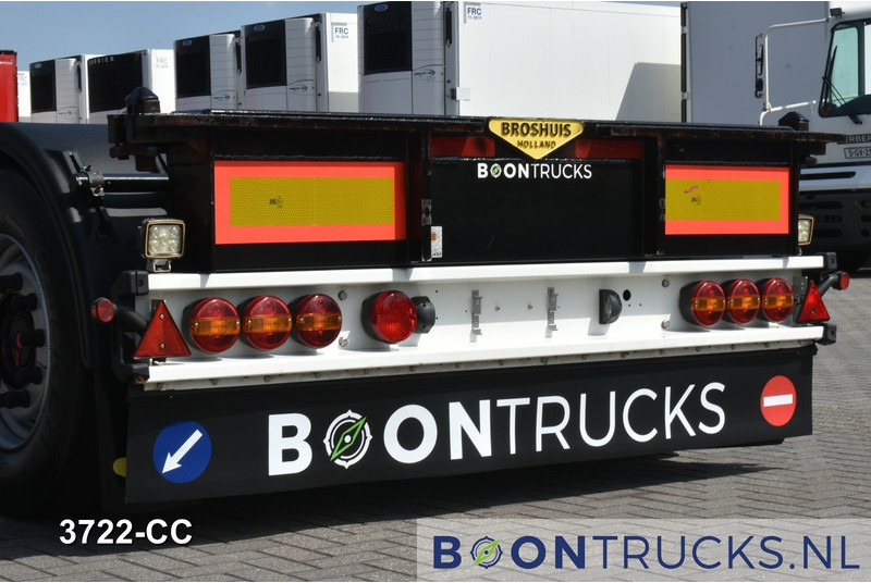 Полуприцеп-контейнеровоз/ Сменный кузов Broshuis MFCC | 2X20-30-40-45ft HC * SAF DISC * TOP CONDITION: фото 19