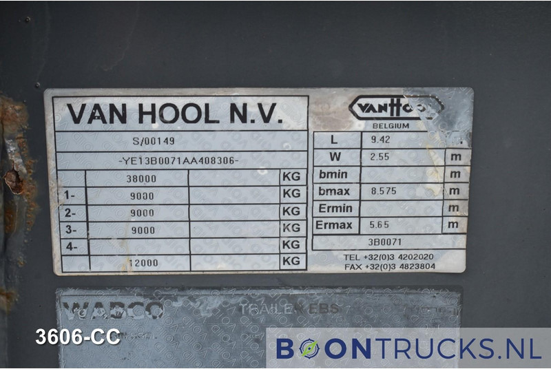 Van Hool 3B0071 € 11500 STACK PRICE | 20-30ft * ADR: FL, AT, OX * 3840 KG * LIFT AXLE в лизинг Van Hool 3B0071 € 11500 STACK PRICE | 20-30ft * ADR: FL, AT, OX * 3840 KG * LIFT AXLE: фото 13