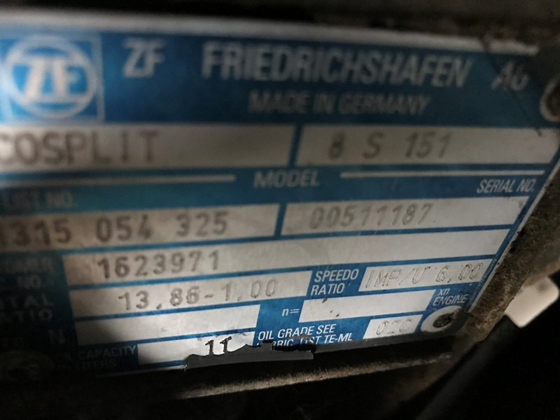 CUTIE DE VITEZE ZF 8 S 151 R=13,86-1,00 - Коробка передач для Грузовиков: фото 3 CUTIE DE VITEZE ZF 8 S 151 R=13,86-1,00 - Коробка передач для Грузовиков: фото 3