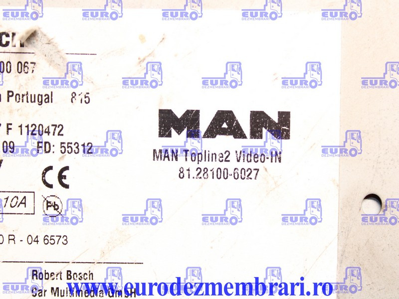 ELEMENT BORD UNITATE MULTIMEDIA MAN TGX 81.28100.6027, 81.28100.6026, 81.28100.6025, 81.28100.6017 - Кабина и интерьер для Грузовиков: фото 3 ELEMENT BORD UNITATE MULTIMEDIA MAN TGX 81.28100.6027, 81.28100.6026, 81.28100.6025, 81.28100.6017 - Кабина и интерьер для Грузовиков: фото 3