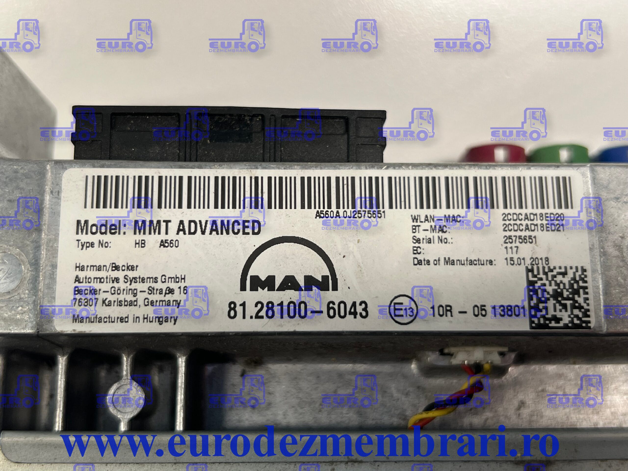 ELEMENT BORD UNITATE MULTIMEDIA MMT MAN TGX TG2 81.28100.6043 - Кабина и интерьер для Грузовиков: фото 3 ELEMENT BORD UNITATE MULTIMEDIA MMT MAN TGX TG2 81.28100.6043 - Кабина и интерьер для Грузовиков: фото 3