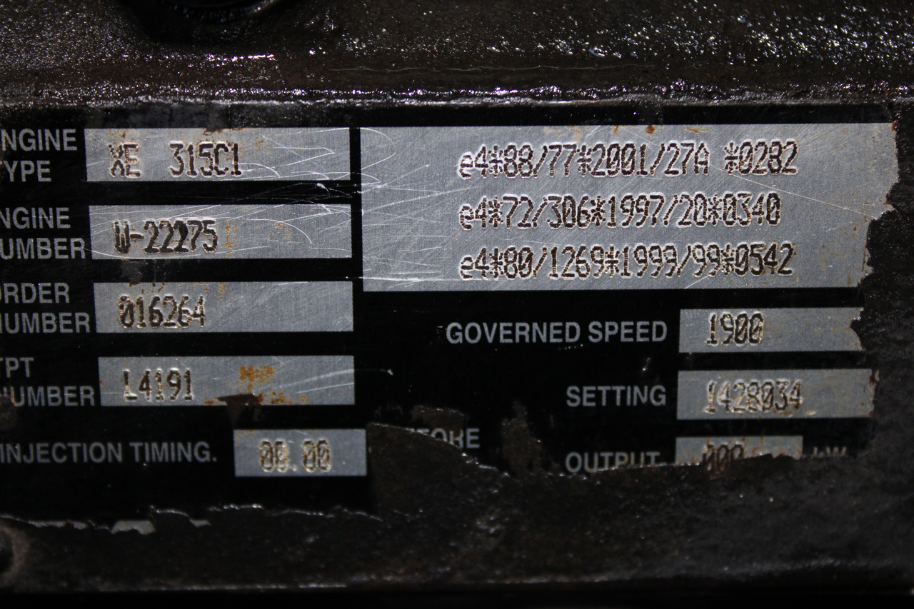 MOTOR DAF UPEC 2 XE 315C1 430CP EURO 3 1428034 - Двигатель для Грузовиков: фото 5 MOTOR DAF UPEC 2 XE 315C1 430CP EURO 3 1428034 - Двигатель для Грузовиков: фото 5