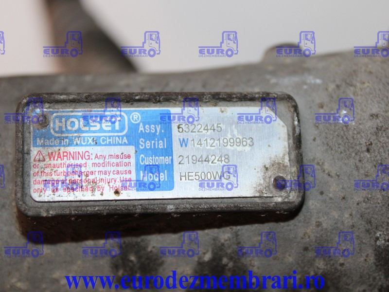 TURBOSUFLANTA RENAULT T DTI 11 21944248, 21475425 - Турбина для Грузовиков: фото 2 TURBOSUFLANTA RENAULT T DTI 11 21944248, 21475425 - Турбина для Грузовиков: фото 2