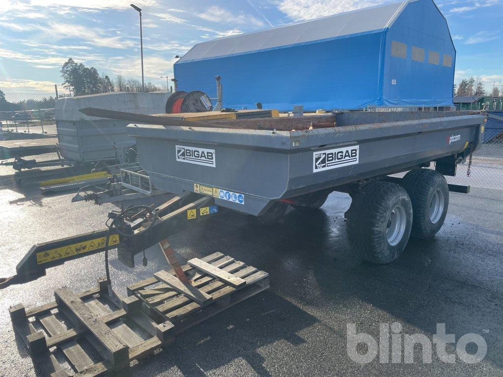 Bigab Bt-8 - Самосвальный прицеп: фото 1 Bigab Bt-8 - Самосвальный прицеп: фото 1