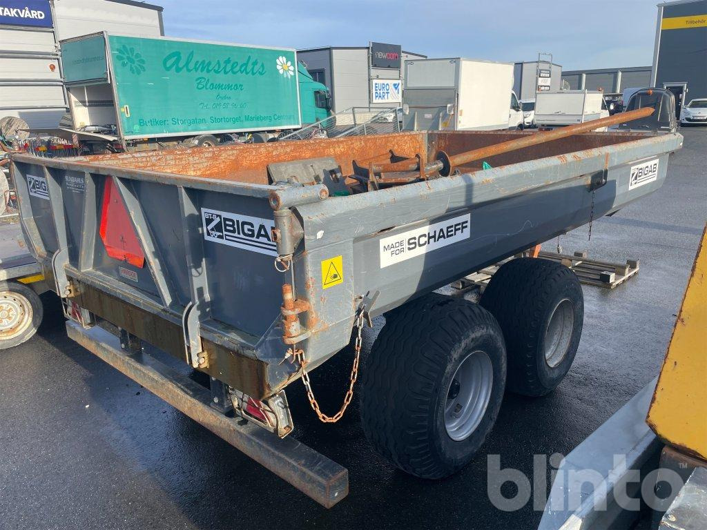 Bigab Bt-8 - Самосвальный прицеп: фото 3 Bigab Bt-8 - Самосвальный прицеп: фото 3