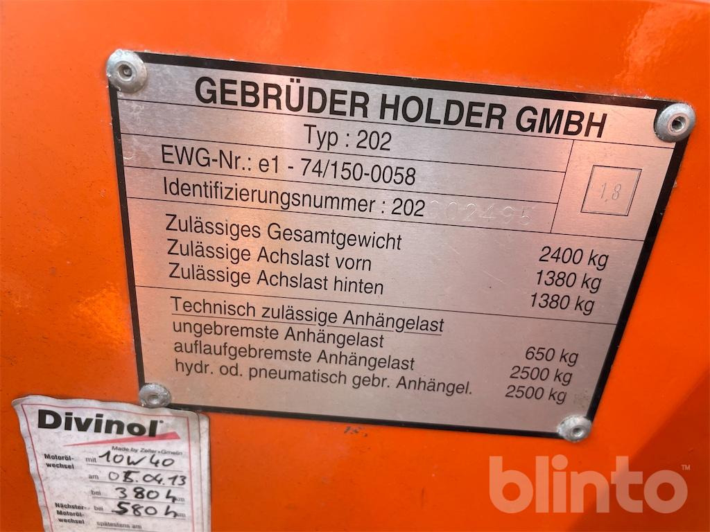 Holder 202 (2007) - Снегоуборочная машина: фото 5 Holder 202 (2007) - Снегоуборочная машина: фото 5