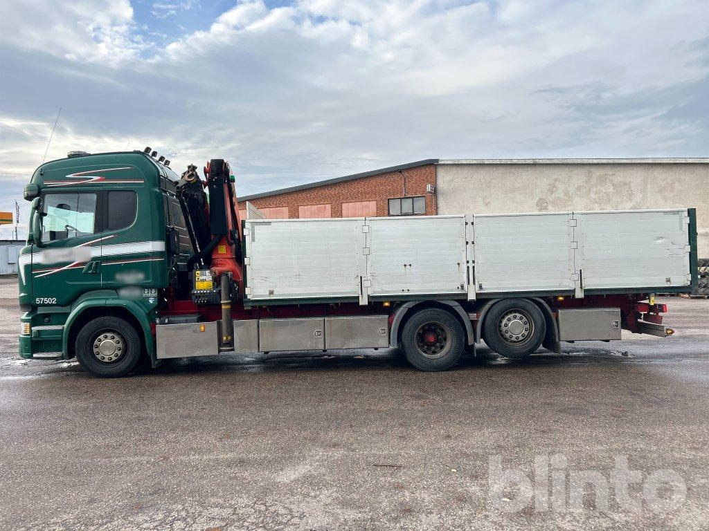 Грузовик бортовой/ Платформа, Автоманипулятор Scania R450 6x2*4 Palfinger PK22002 EH: фото 9