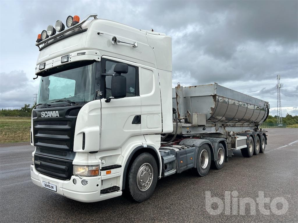 Scania R580 6x2 - Härryda trailer - Тягач, Самосвальный полуприцеп: фото 1 Scania R580 6x2 - Härryda trailer - Тягач, Самосвальный полуприцеп: фото 1