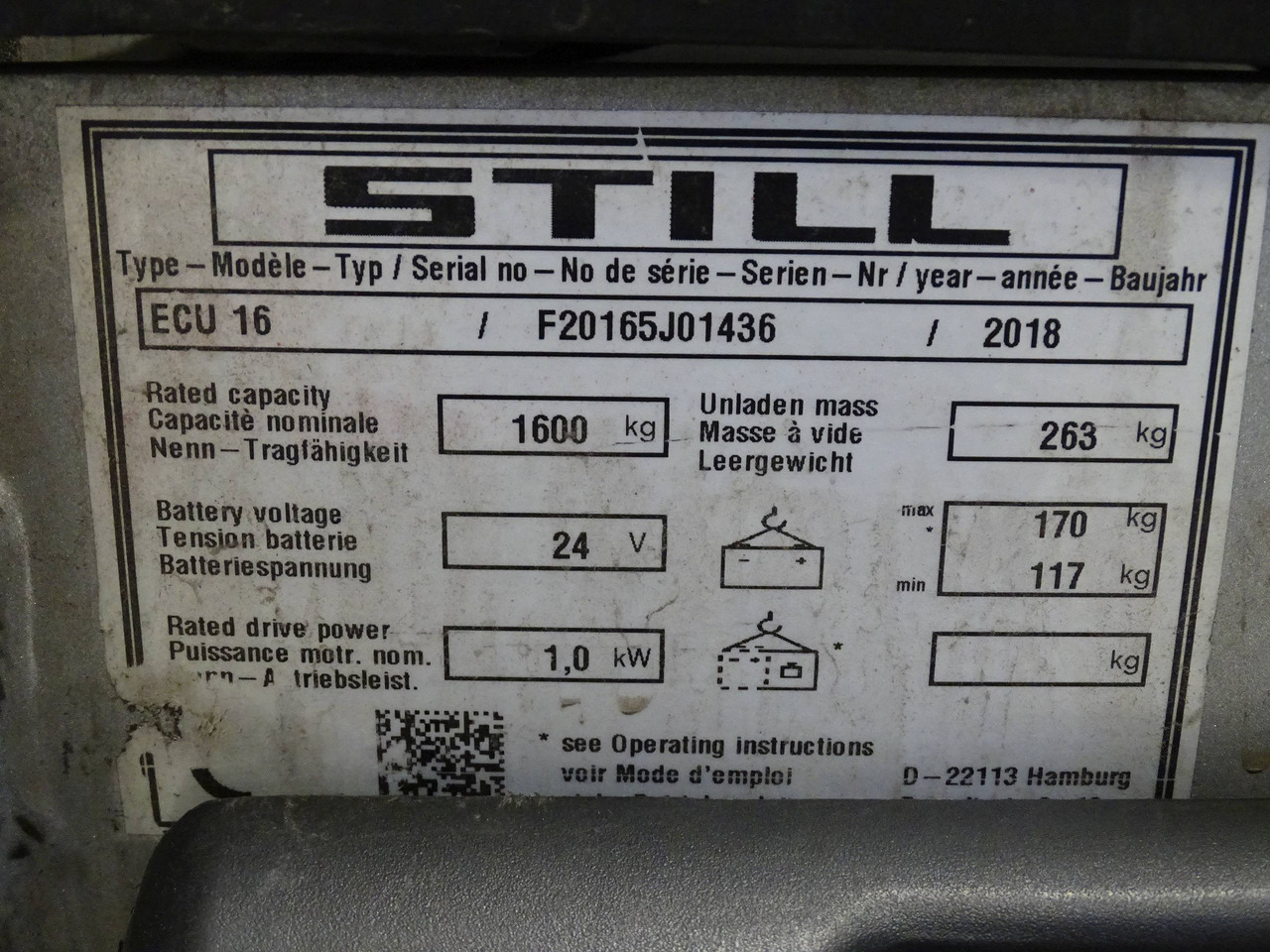 Still ECU16 - Тележка: фото 5 Still ECU16 - Тележка: фото 5