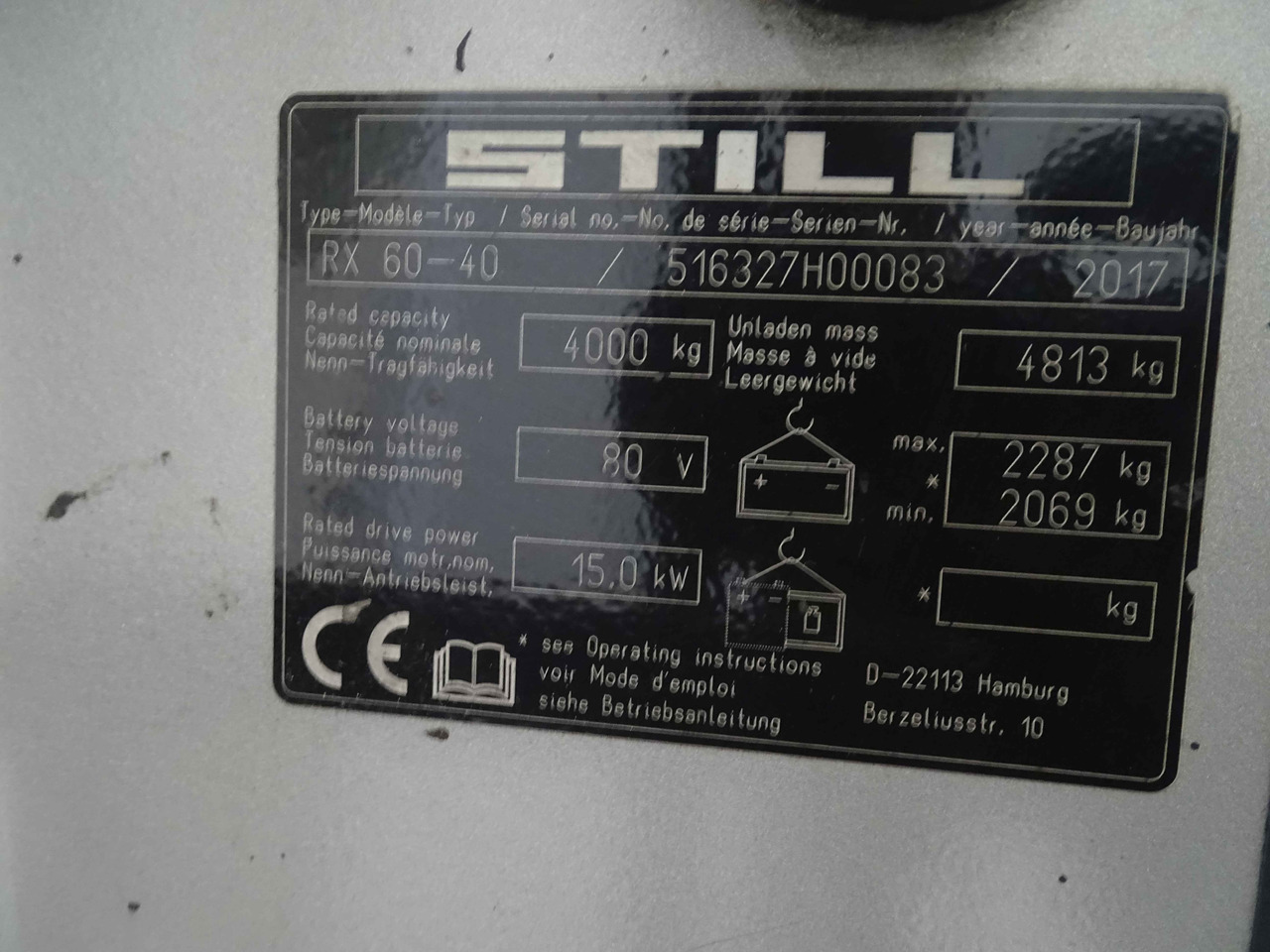 Электропогрузчик Still RX60-40: фото 6 Электропогрузчик Still RX60-40: фото 6