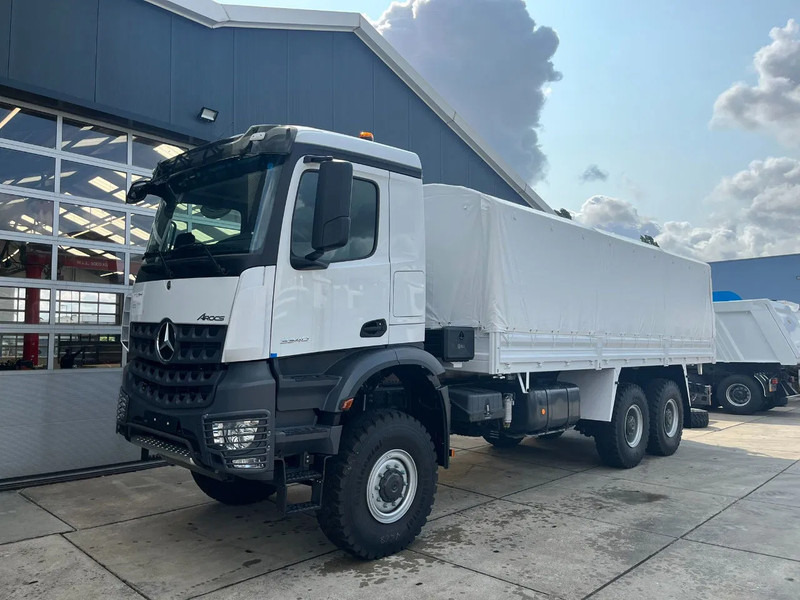 Mercedes-Benz Arocs 3340 A 6x6 Cargo Truck - Тентованный грузовик: фото 1 Mercedes-Benz Arocs 3340 A 6x6 Cargo Truck - Тентованный грузовик: фото 1