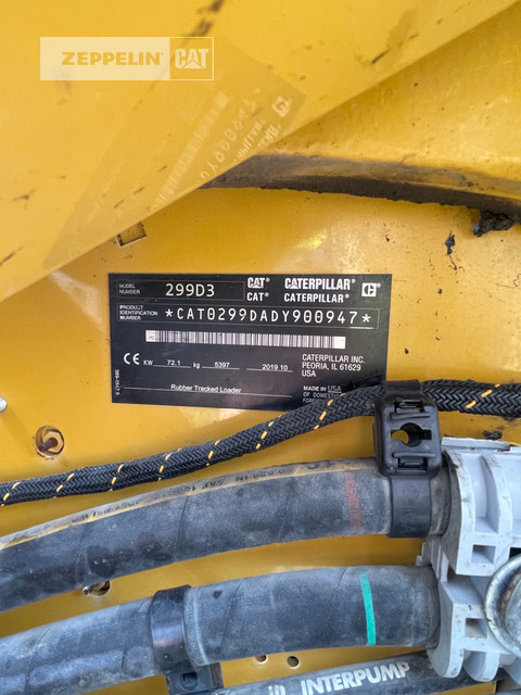 Cat 299D - Мини-погрузчик с бортовым поворотом: фото 5 Cat 299D - Мини-погрузчик с бортовым поворотом: фото 5