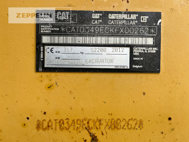 Cat 349EL - Гусеничный экскаватор: фото 2 Cat 349EL - Гусеничный экскаватор: фото 2