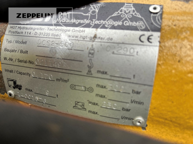 Hydraulik-Greifer-Technologie Greifer ZZ2-400 - Грейферный ковш: фото 4 Hydraulik-Greifer-Technologie Greifer ZZ2-400 - Грейферный ковш: фото 4