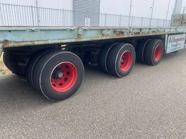 Floor open oplegger 3 asser uitschuifbaar, 2 x stuur, 1 x liftas - Полуприцеп бортовой/ Платформа: фото 4 Floor open oplegger 3 asser uitschuifbaar, 2 x stuur, 1 x liftas - Полуприцеп бортовой/ Платформа: фото 4