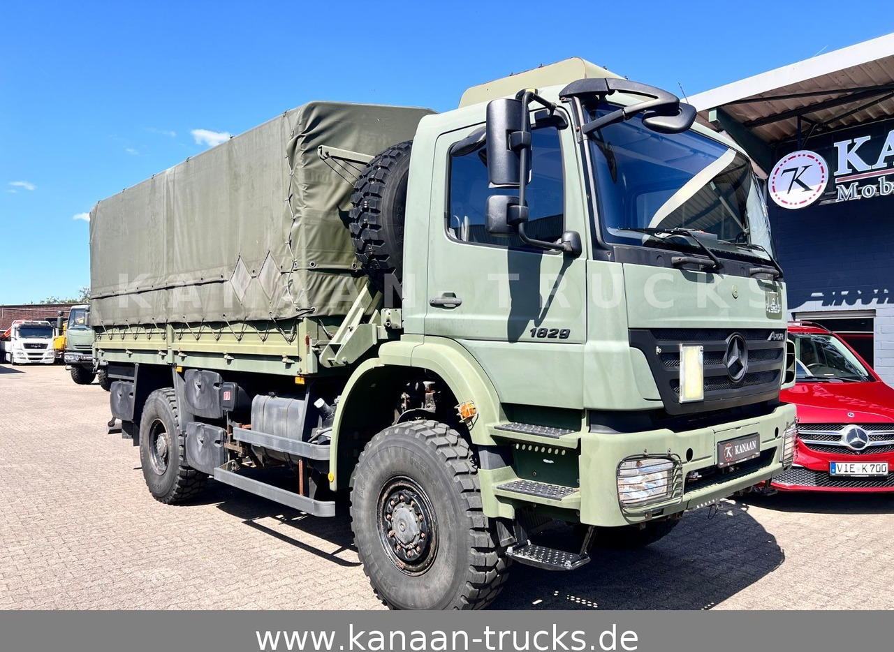 Mercedes-Benz 1829 A Axor 4x4 EX- Camper Expedi - Тентованный грузовик: фото 1 Mercedes-Benz 1829 A Axor 4x4 EX- Camper Expedi - Тентованный грузовик: фото 1