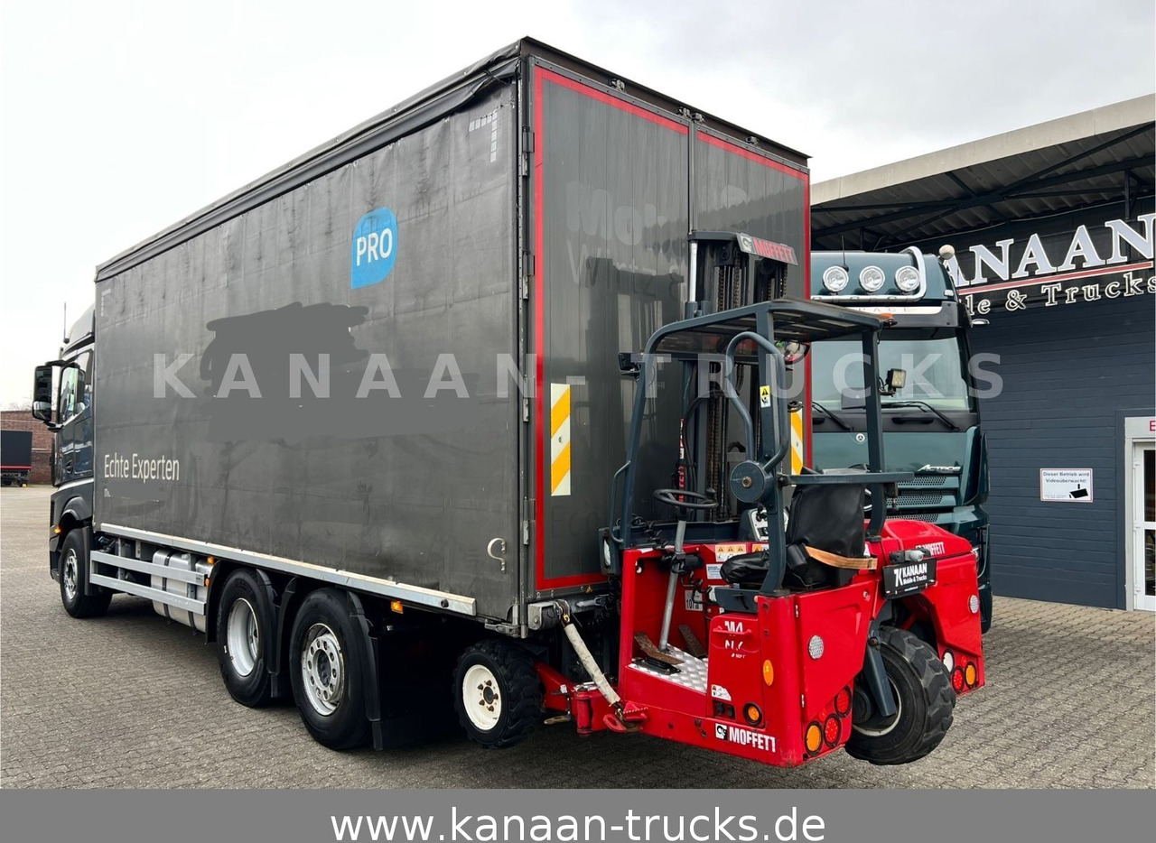 Mercedes-Benz 2548 Actros 6x2 Pritsche Moffet Mitnahme stapler - Тентованный грузовик: фото 1 Mercedes-Benz 2548 Actros 6x2 Pritsche Moffet Mitnahme stapler - Тентованный грузовик: фото 1